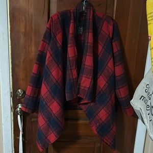 Hers & Mine asymetrical Shacket